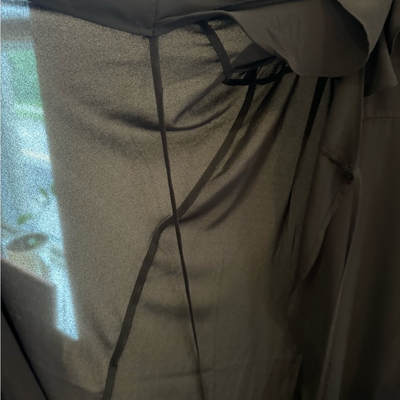 Forever 21 Black Wrap Off the Shoulder Dress - Picture 8 of 9